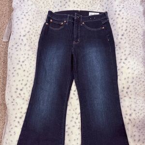 GAP Women's Dark Blue Wide Leg Jeans